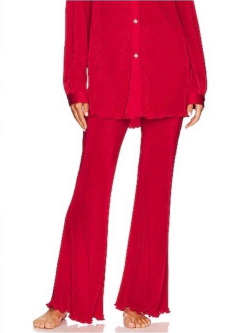 SLEEPER Origami Pajama Pant -flame red